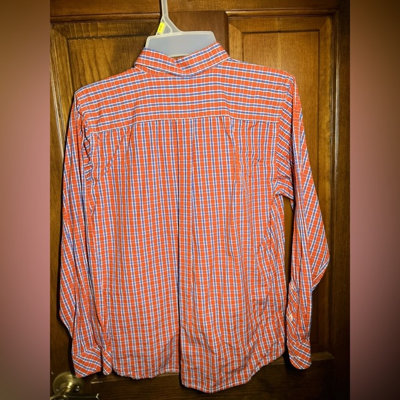 Hartstrings Red Plaid Button Down size 14 - Picture 2 of 4